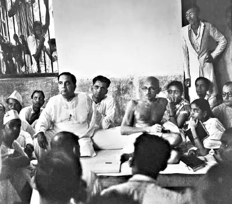 Gandhi in Calcutta