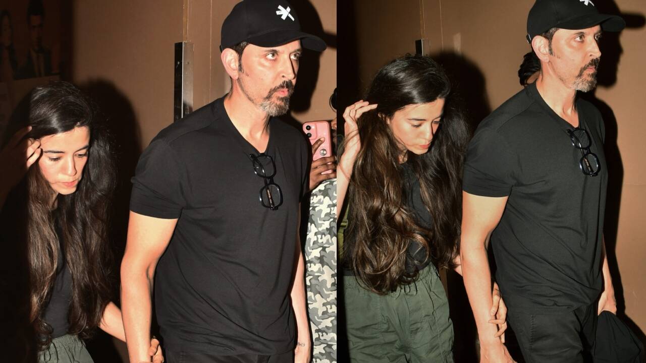 Hrithik, Saba spotted hand-in-hand after a movie date, amid break-up rumours