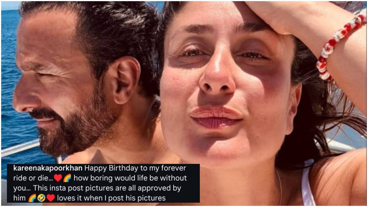 Kareena Kapoor Khan's insta post for husband Saif Ali Khan on his birthday