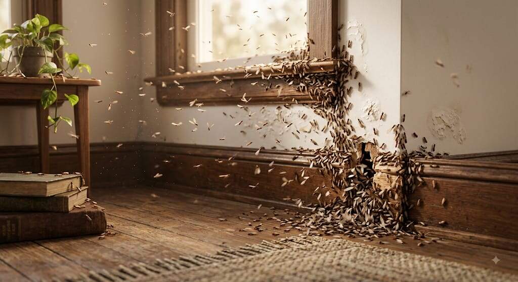 Meet Mississippi’s subterranean termites, which can swarm from winter into early summer (Image: AI Generated)<br>