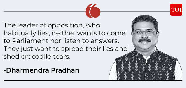 Dharmendra Pradhan slams Rahul Gandhi