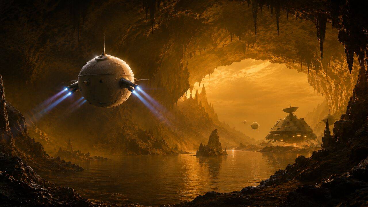 How Nasa-backed ‘Aerobots’ could explore caves on Titan ( PC: AI Generated)<br>