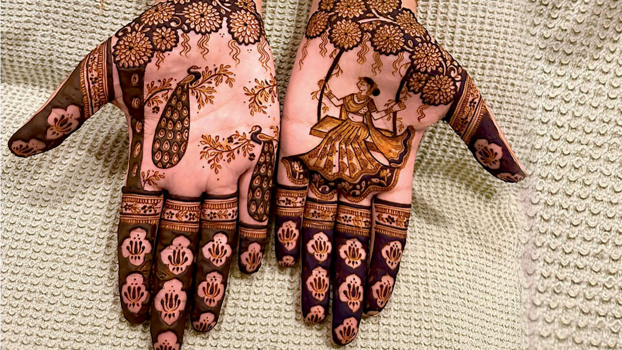 Traditional henna remains popular