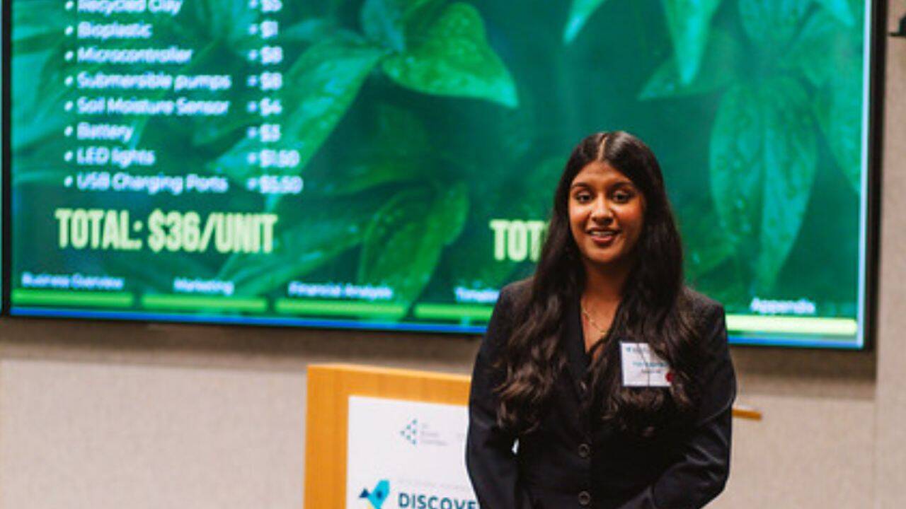 Meet 17-year-old Tiya Aggarwal, who built a smart watering system for 150+ plant species