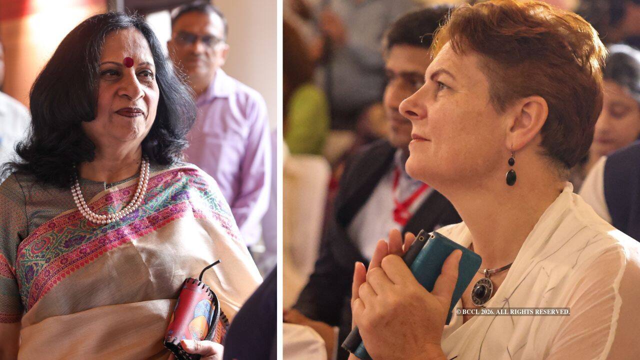 Anu Singh Lather and Lithuanian Ambassador Diana Mickeviciene<br>