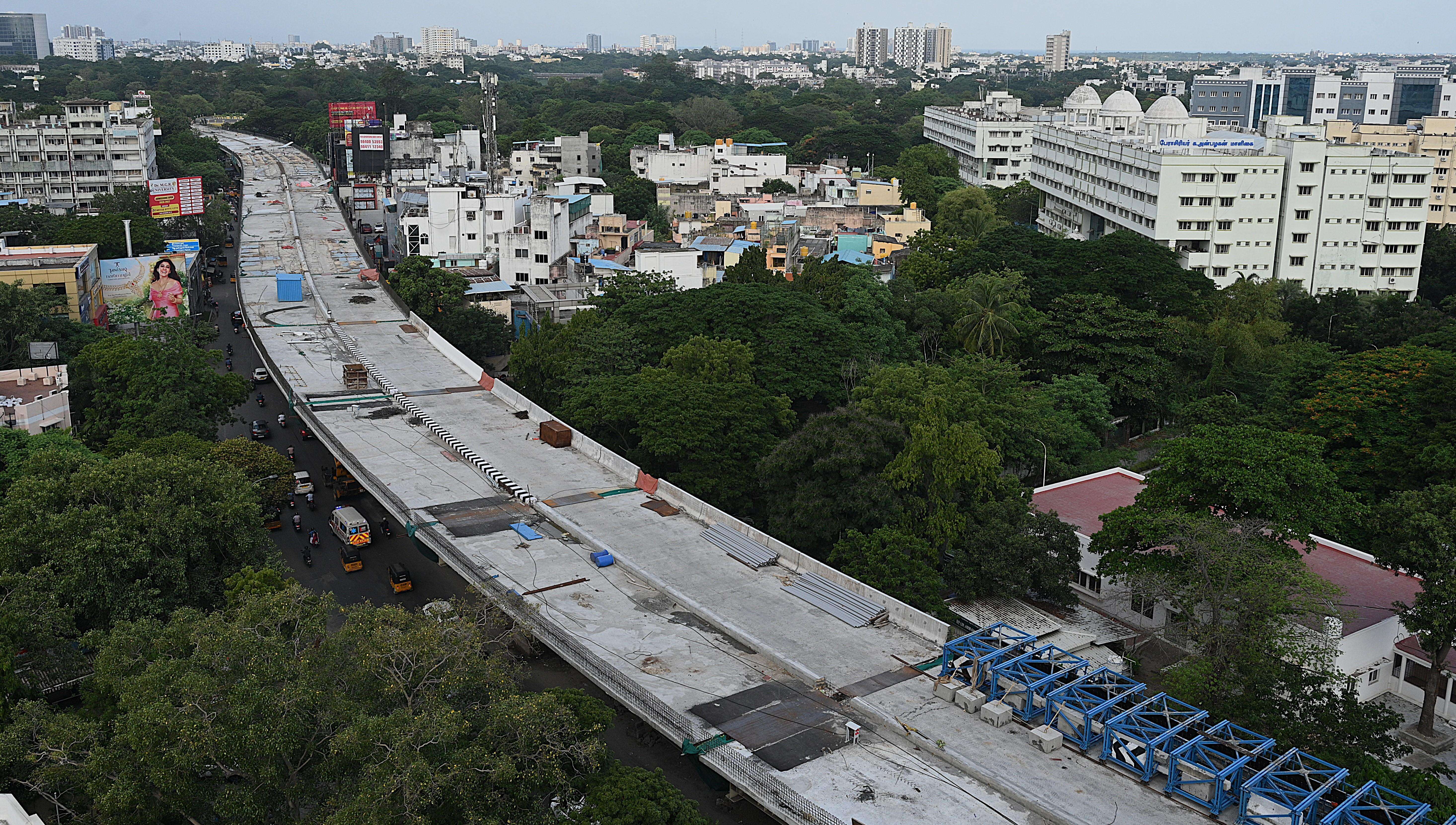 Design flaw leads half-built Chennai flyover back to drawing board