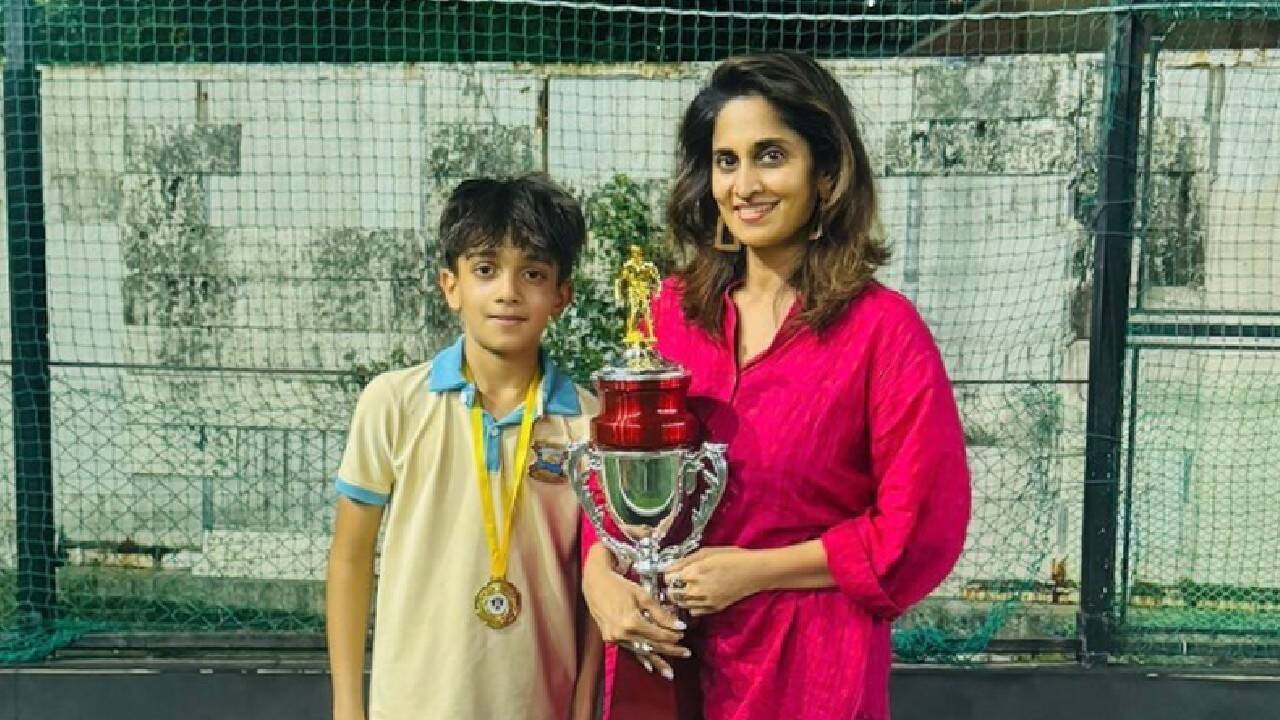 Ajith and Shalni's son Aadvik Ajith wins football championship