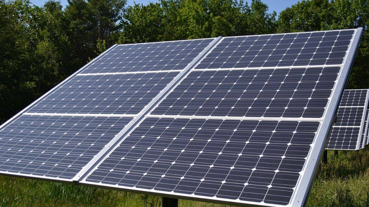 How could a butterfly-inspired surface improve solar panels