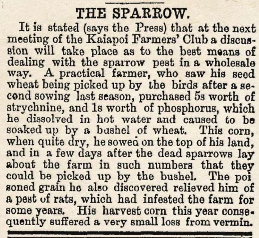 A historical newspaper clipping
