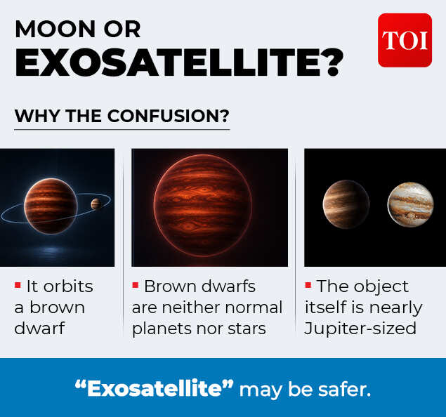 Exomoon revolving around brown dwarf