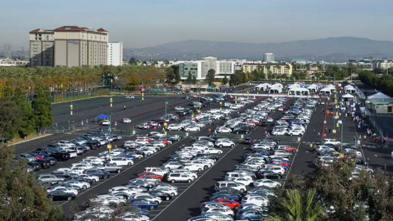 The former farmland became the site of the Toy Story parking lot (Getty images)