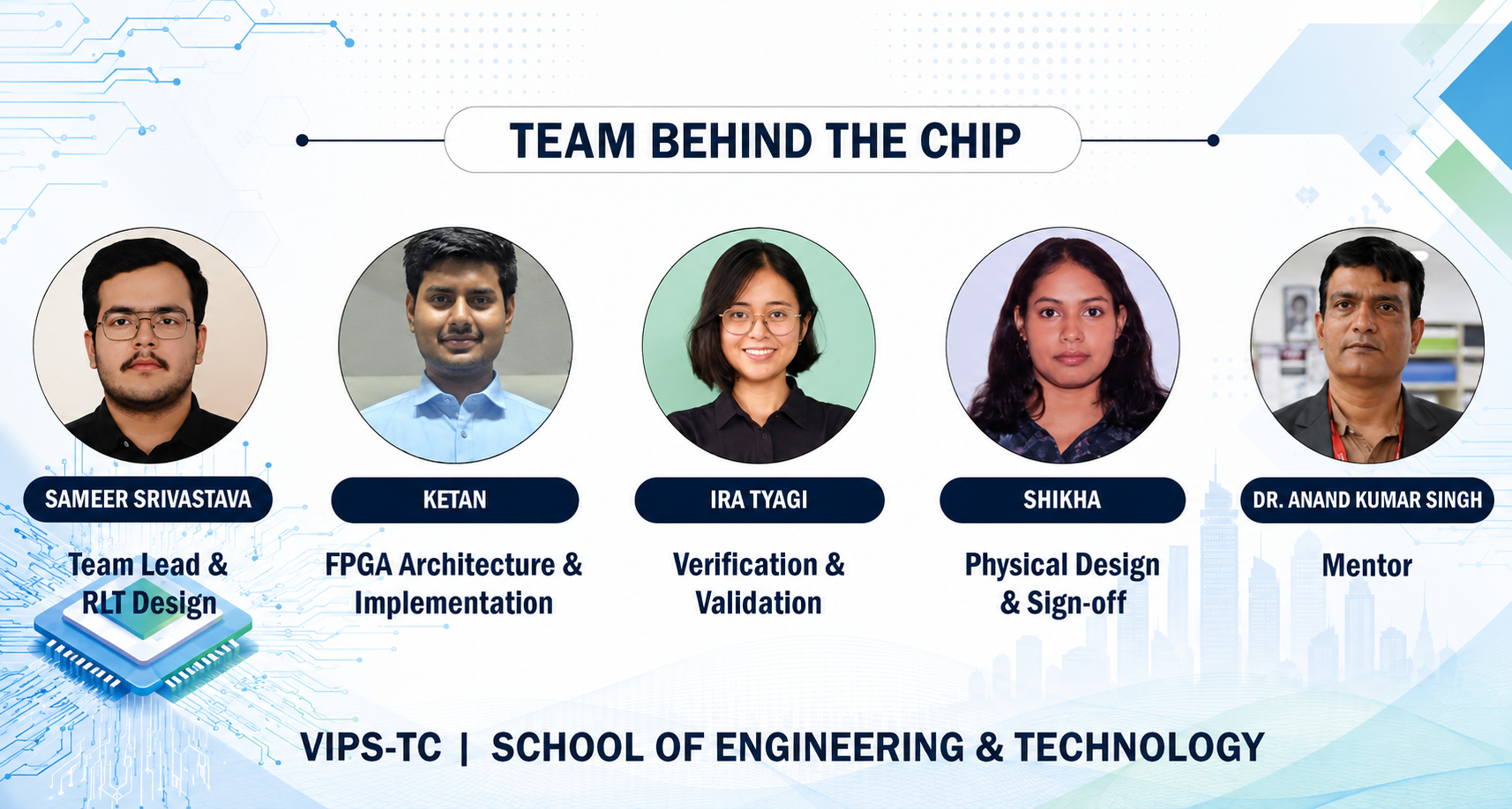 Team behind FPGA chip design