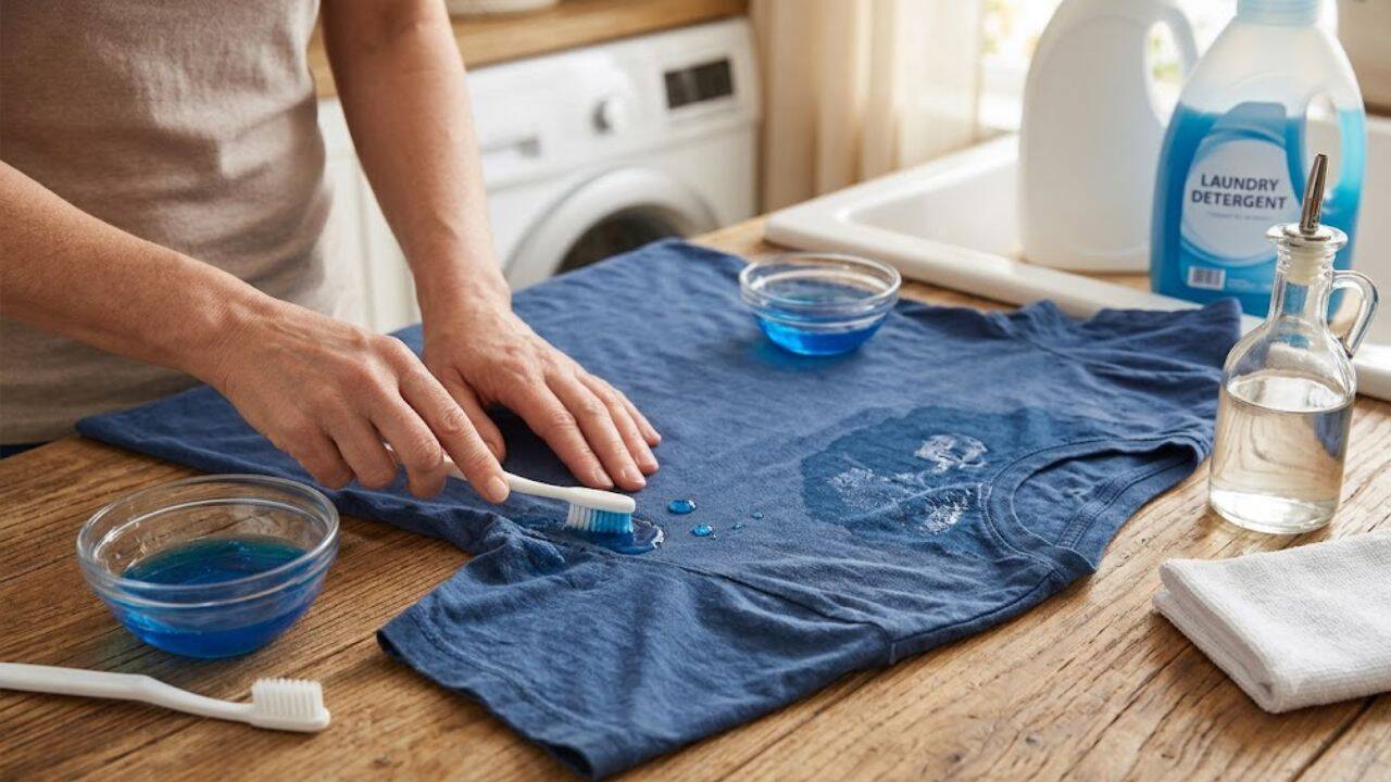 Use liquid laundry detergent<br>