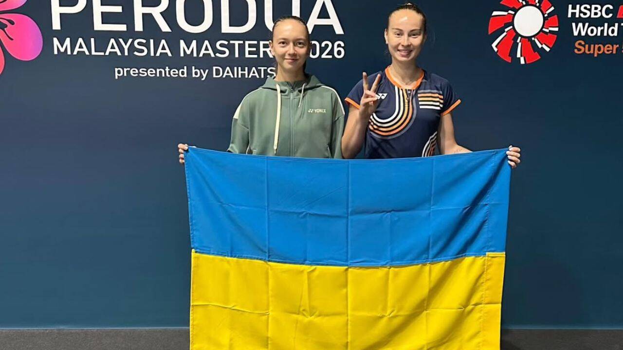 BWF Worlds: Displaced by war, Yevheniia and Polina keep Ukraine’s flag flying high