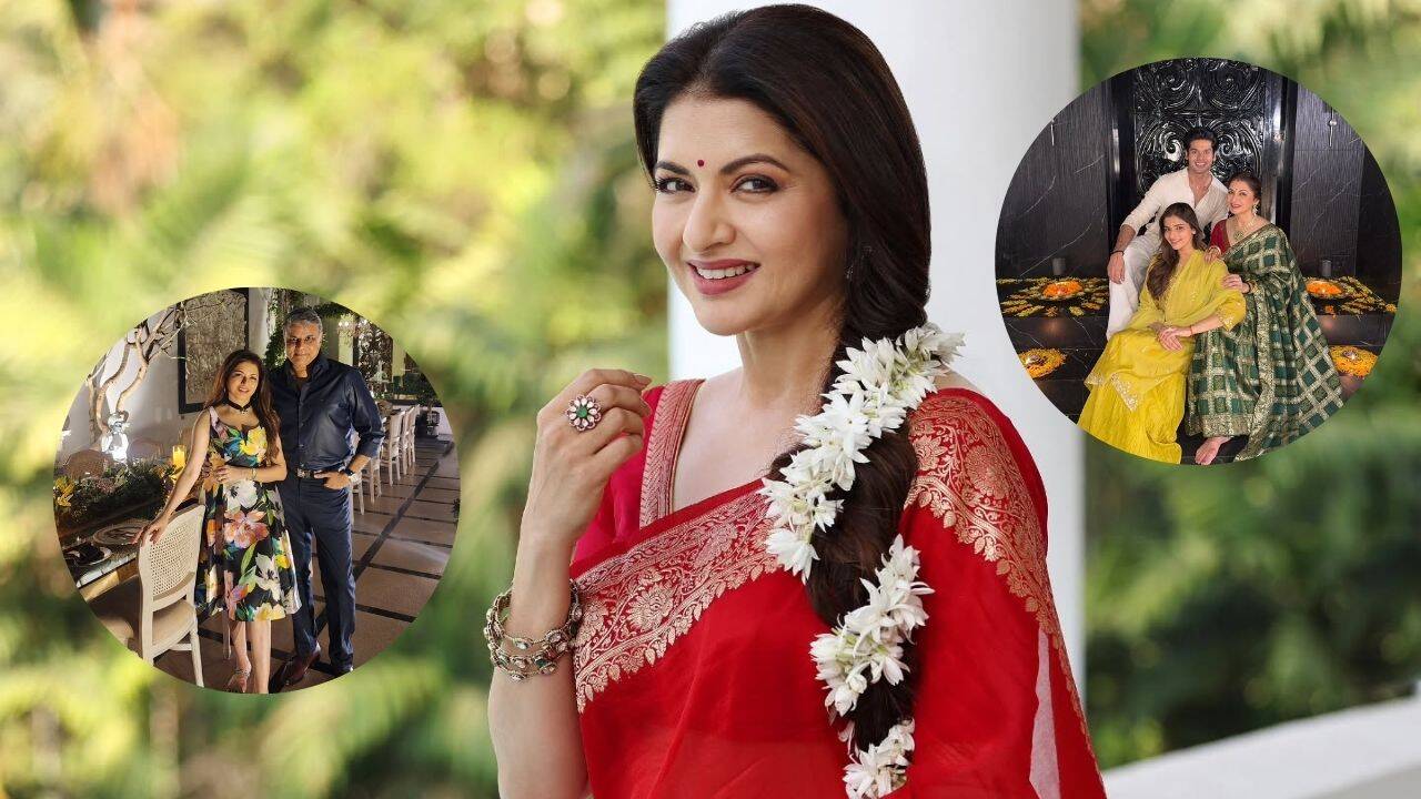 Inside Bhagyashree’s palatial Mumbai home: Ganesha tree, temple and more