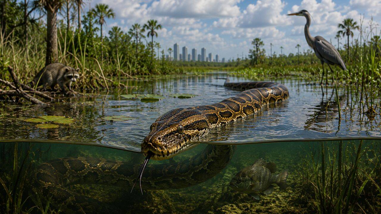 Florida’s python invasion was followed by a huge drop in native mammals