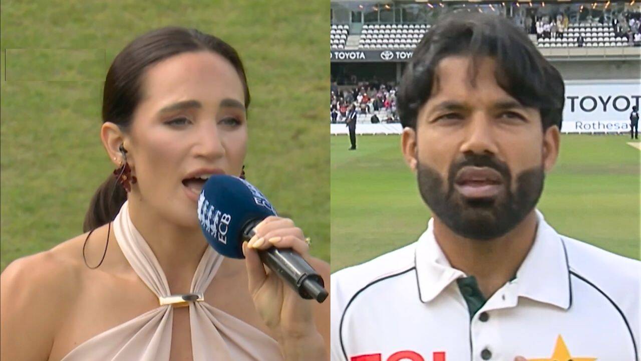 Watch: English singer Laura performs Pakistan's anthem ahead of England Test