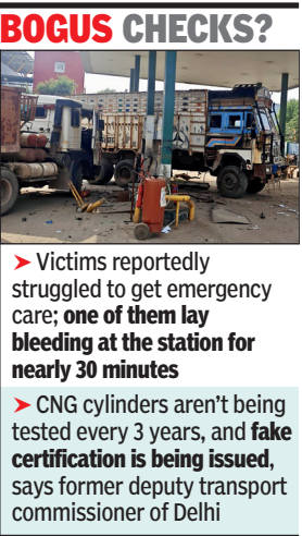 CNG station blast in Tikri
