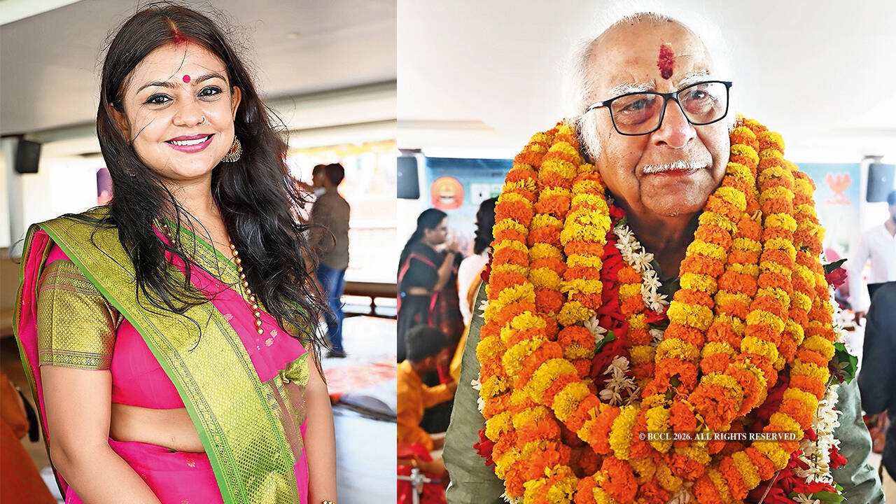 (L) Anannya (R) Dharamnath Mishra