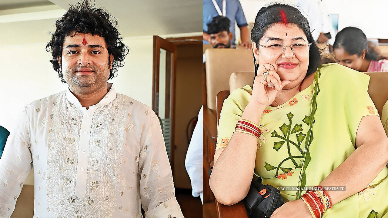 (L) Neeraj Mishra (R) Dr Malvika