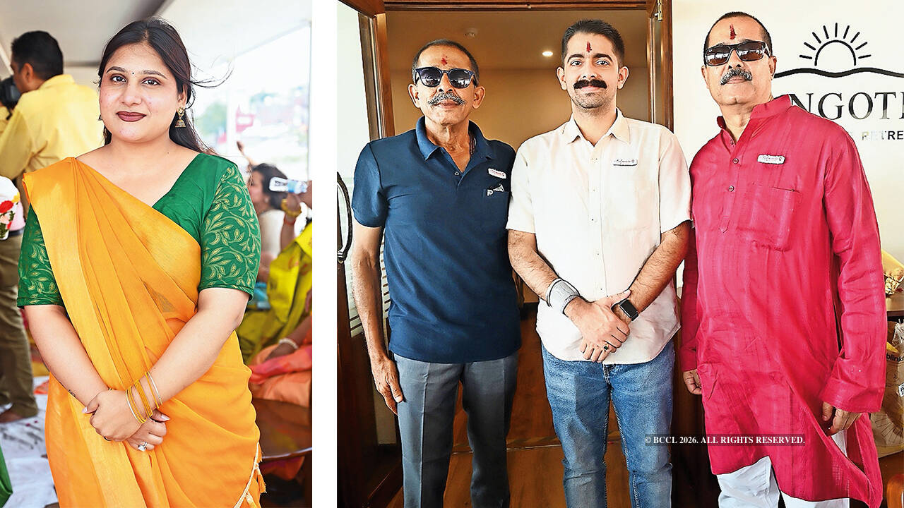 (L) Palak (R) Vivek, Jayant and Vikas Malaviya<sup>​</sup>