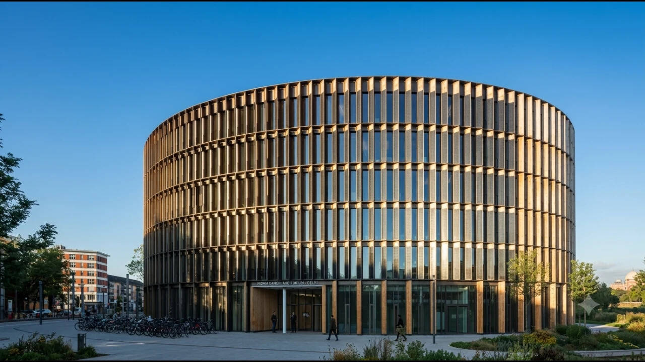 Germany opened a solar-walled city hall in 2017 that produced surplus energy