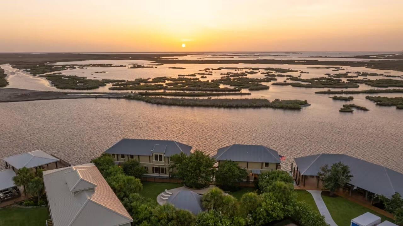 Floating Louisiana house built for duck season hits market for $5.5m