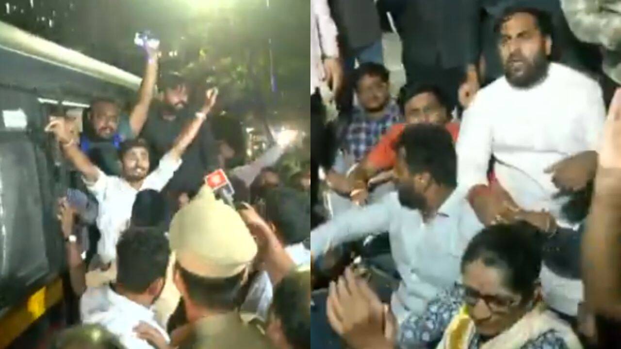 COEP Hostel Clash Erupts In Pune Ahead Of Rahul Gandhi Event; NSUI, ABVP Trade Charges | Video