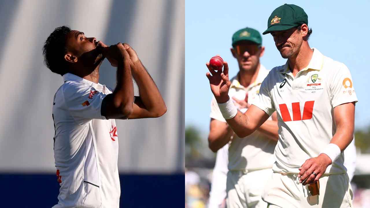 AUS vs BAN: Starc, Islam take six each as 18 wickets fall on Day 1