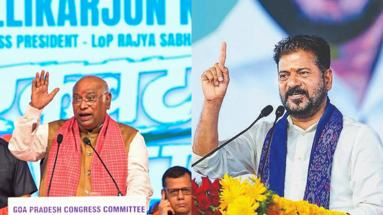 ‘Deeply unfair’: Kharge slams Centre over Revanth Reddy’s US tour cancellation