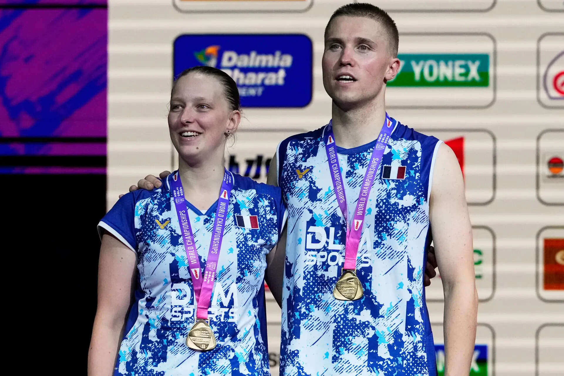 Gicquel and Delphine Delrue become France's first-ever World Champions