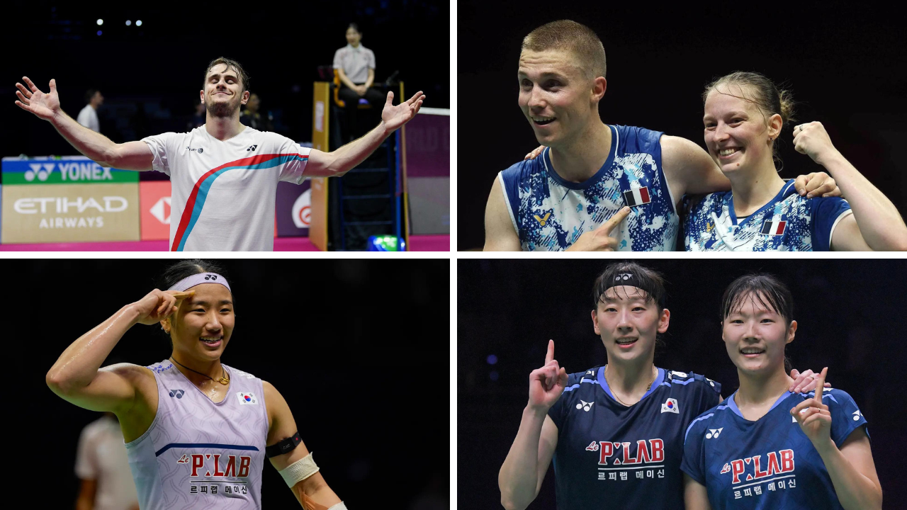 BWF Championships : France makes history with first golds; An Se-young defends title