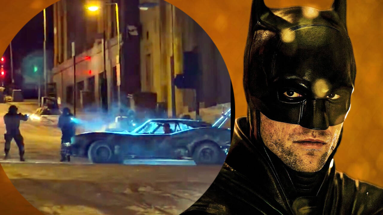 Robert Pattinson's Batmobile chase scene leaked - WATCH