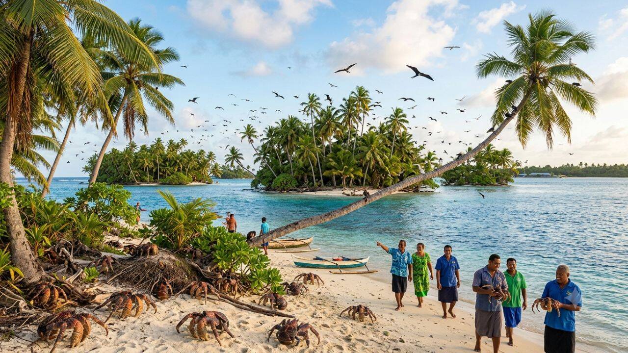 Tuvalu’s rat removal is bringing birds and coconut crabs back to six islets