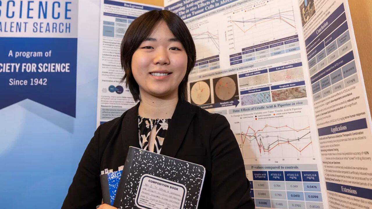 Meet Iris Shen, the 17-year-old Texas student who tested potential blood-cancer drugs in clams and her research won $150,000