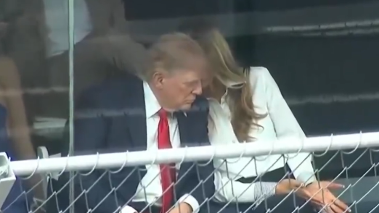 Trump, Melania in heated exchange? Brief Grand Prix video clip sparks online buzz