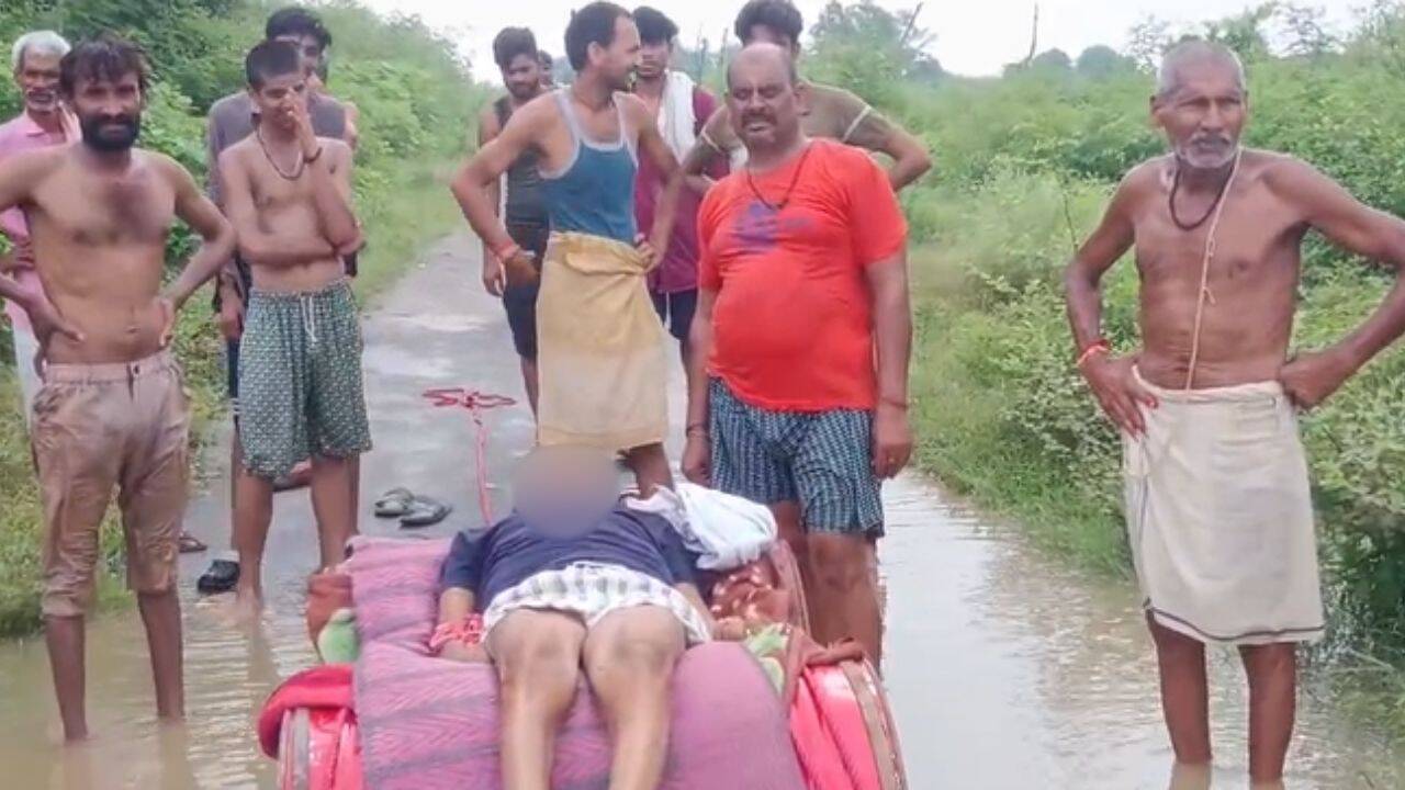 Dead denied dignity: Man’s body ‘floated’ on tied drums through Rewa floodwaters