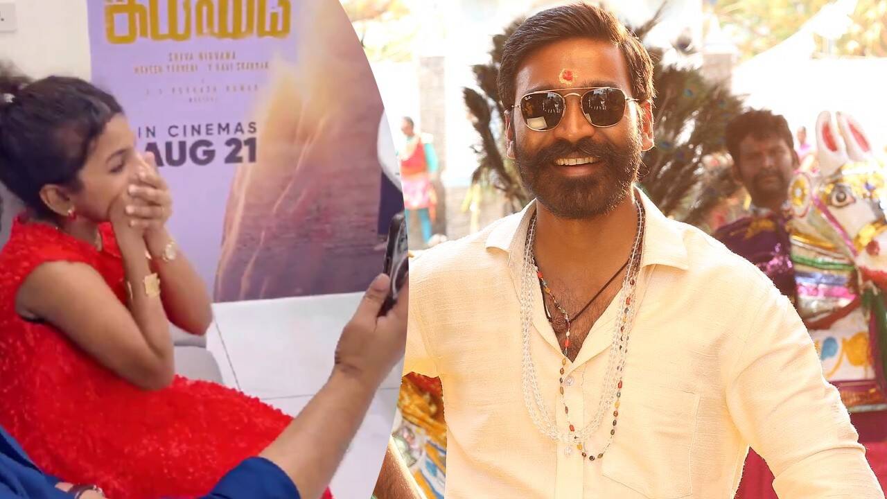 Dhanush praises ‘Irumudi’ actor Baby Nakshathra through VIDEO CALL