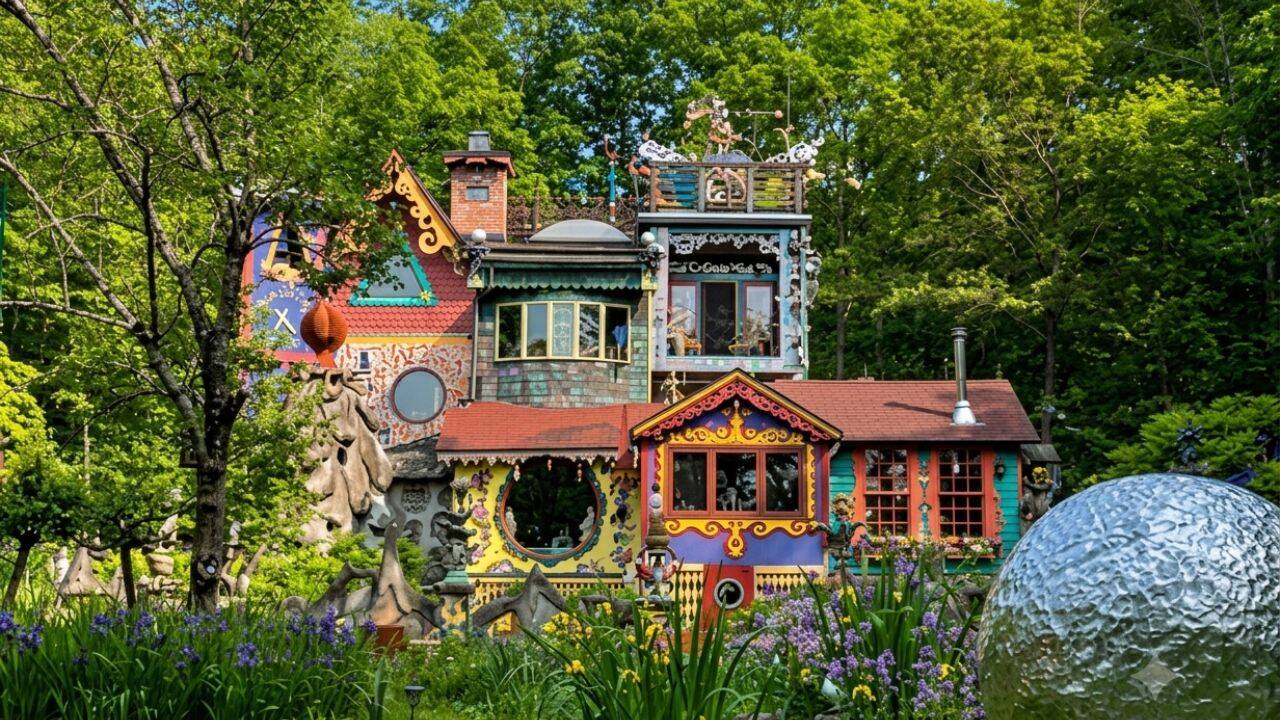 New Jersey artist turned tiny cabin into a 5,000-square-foot living artwork