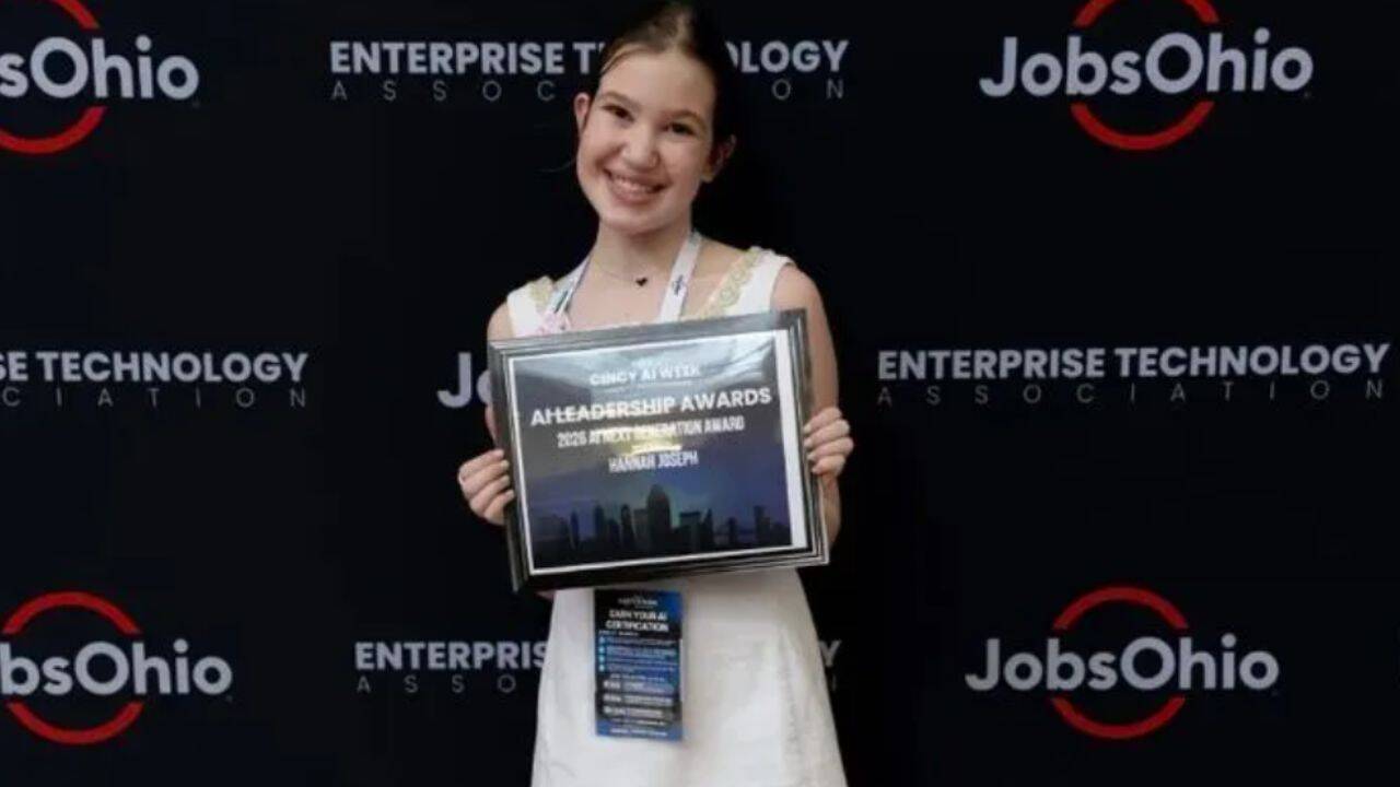 Ohio student pitched nonprofit helping seniors use technology, wins AI leadership award