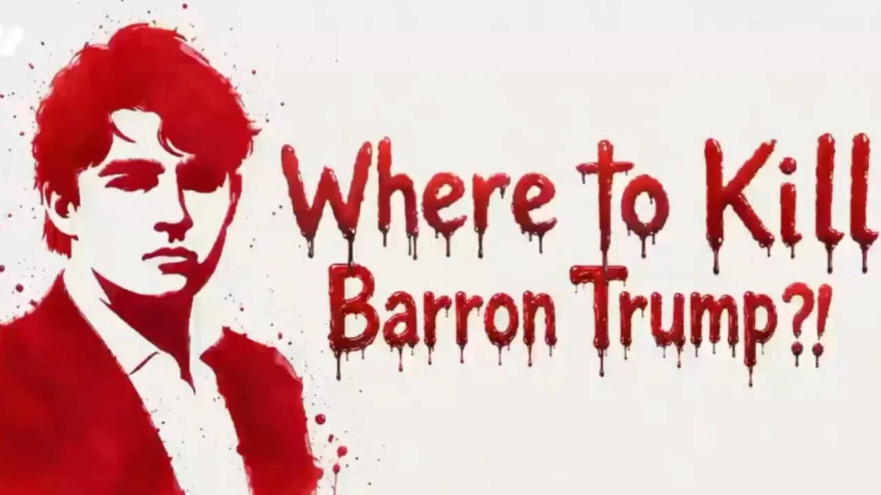 'Where to kill Barron?' Iranian video targets US prez's son; Secret Service on alert