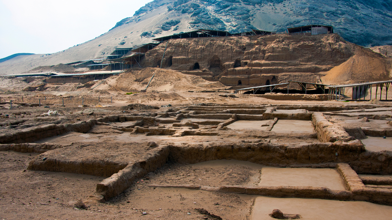 1,500-year-old child burial unearthed in Peru with whistles, rattle and vessel