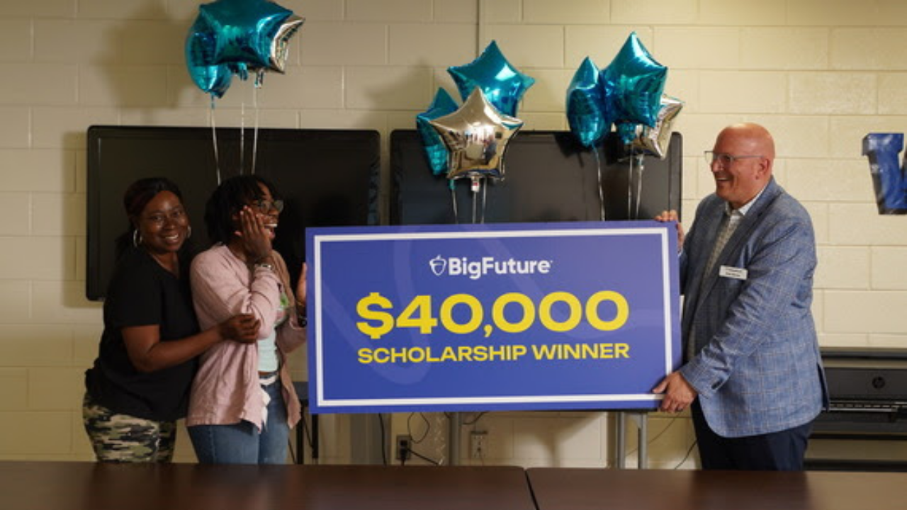 Nimaya Williams earns $40,000 BigFuture scholarship as one of only two students nationwide