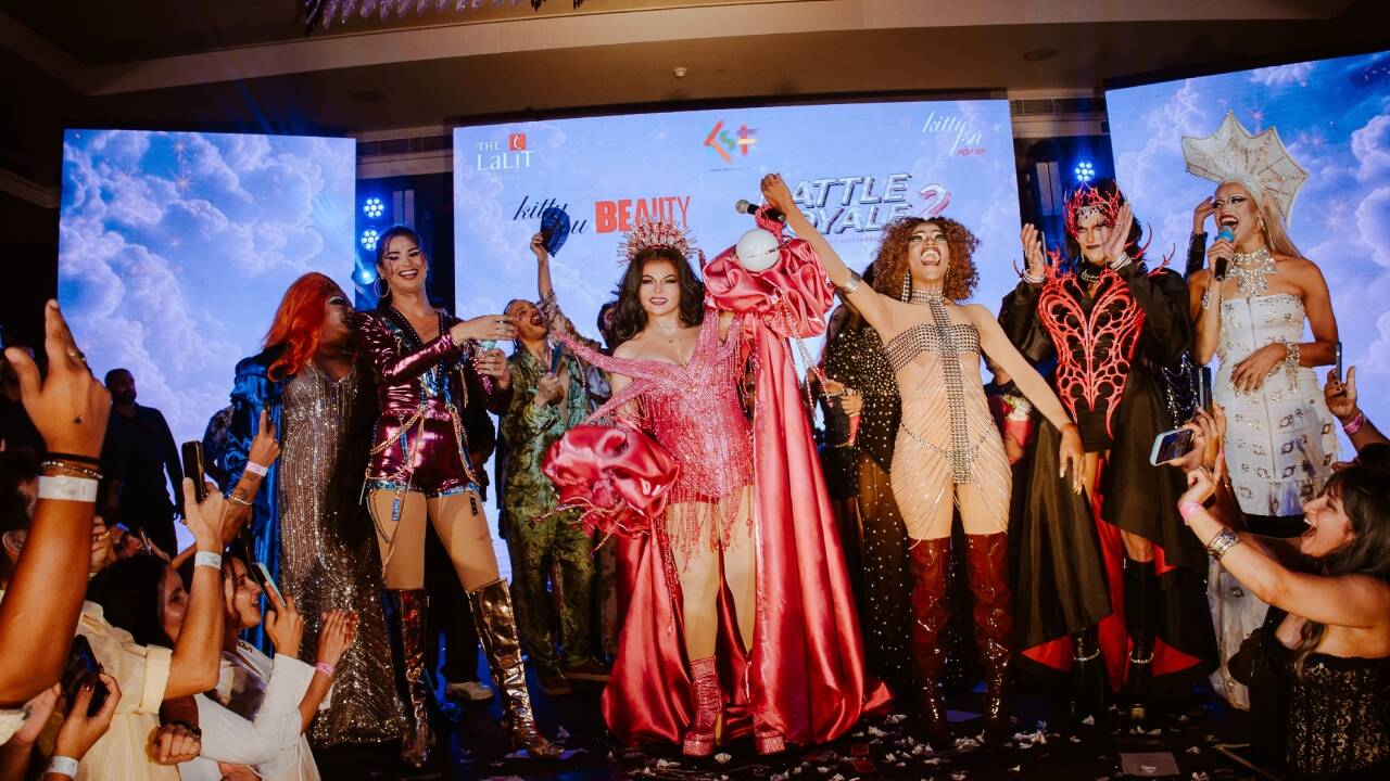 Rakhi Sawant joins launch of queer-led Kitty Su Beauty in Delhi