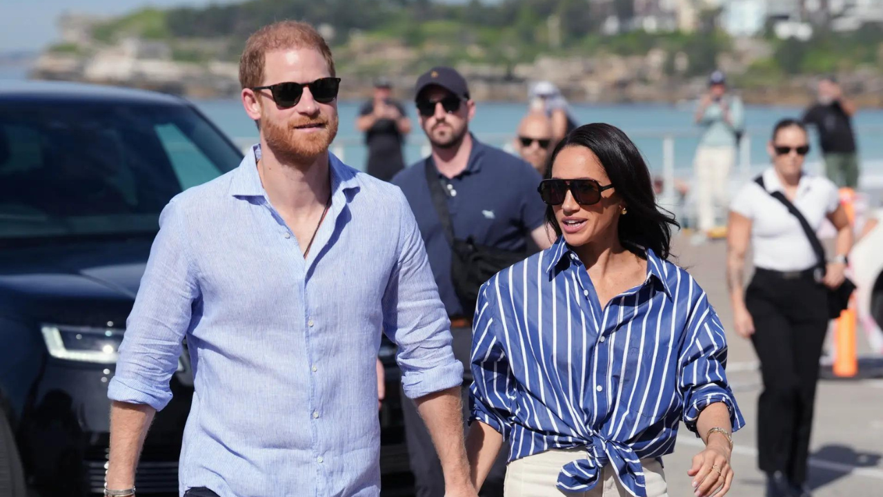 Prince Harry, Meghan and children arrive in UK after 6 years
