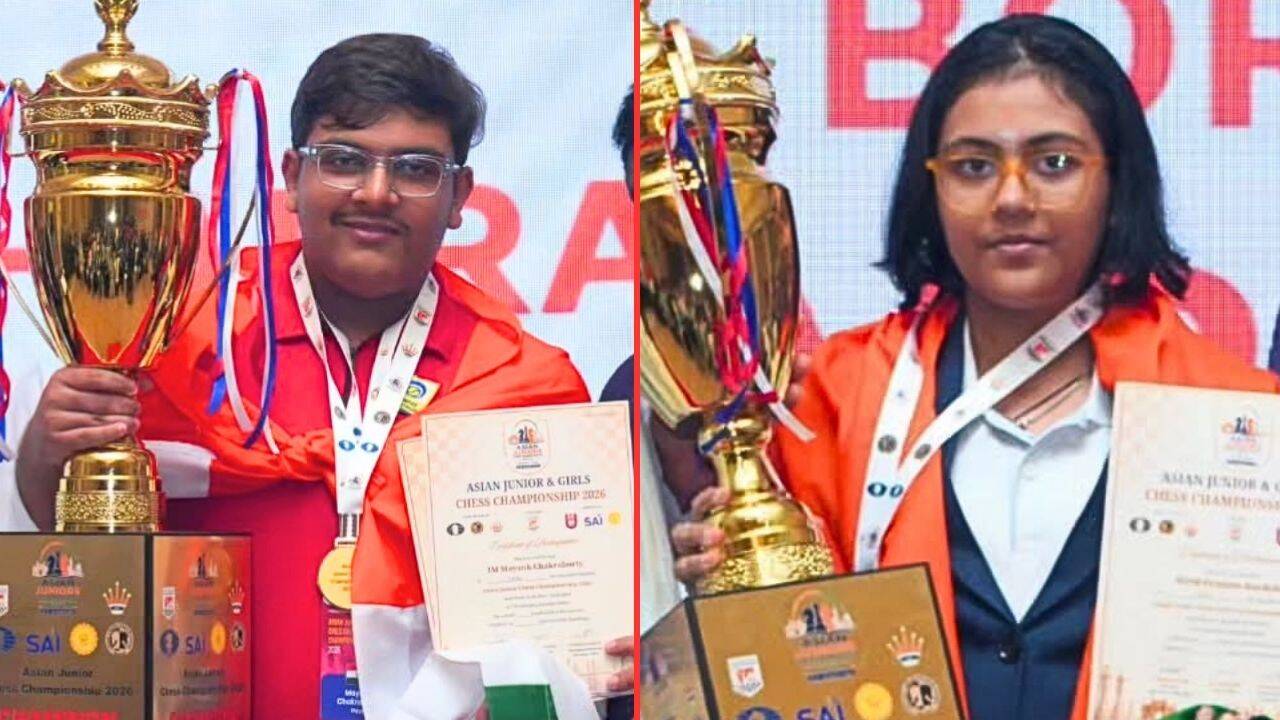 Northeast’s first GM, 17-yo Mayank and pupil Pratitee become Asia’s chess champions