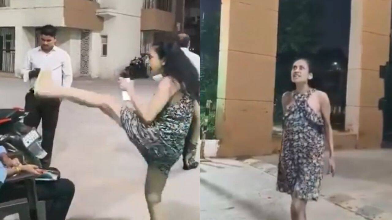 Greater Noida woman abuses guards after delivery boy stopped at society gate