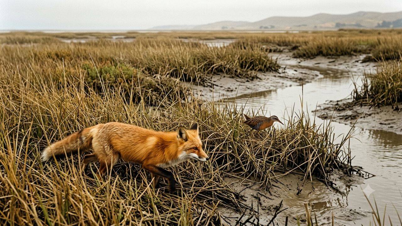 In the 1800s red foxes came to California and a rare rail nearly vanished