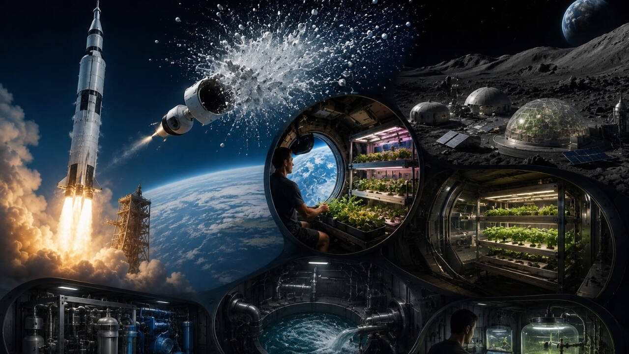 In 1962, NASA exploded 22,900 gallons of water 65 miles above Earth to study the atmosphere