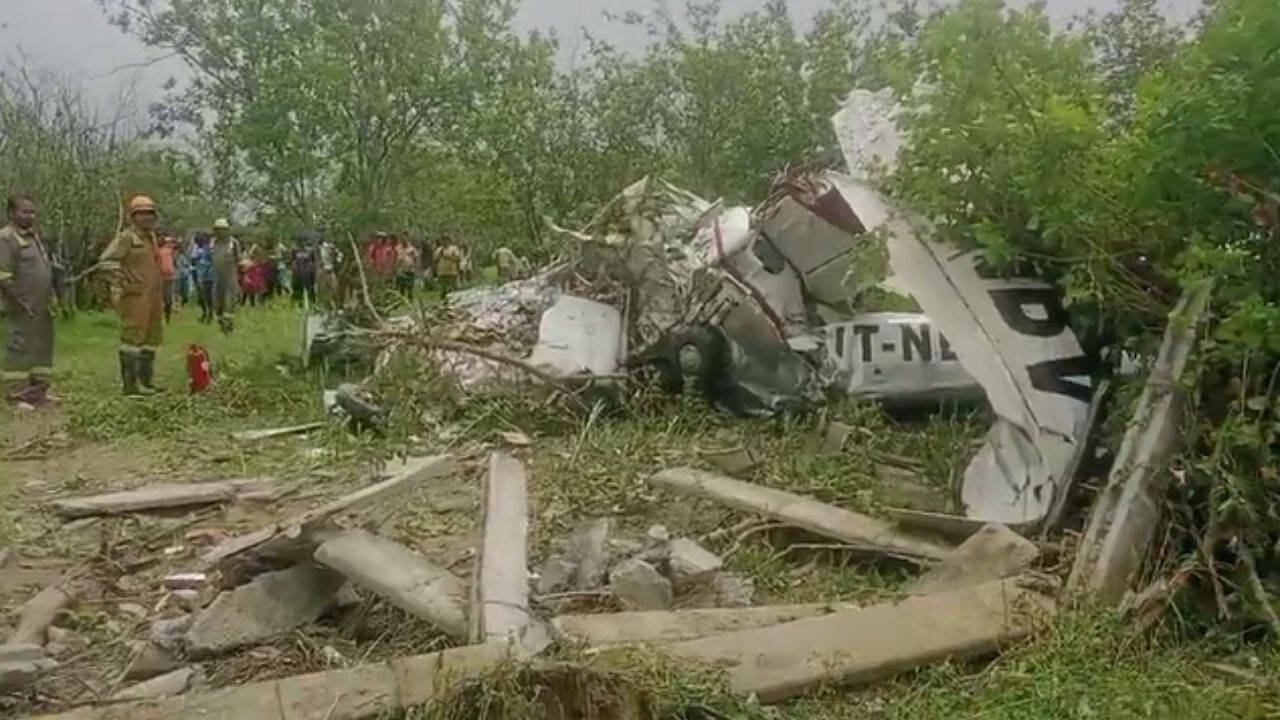 Training aircraft crashes near Ganga Barrage in Kanpur; pilot killed